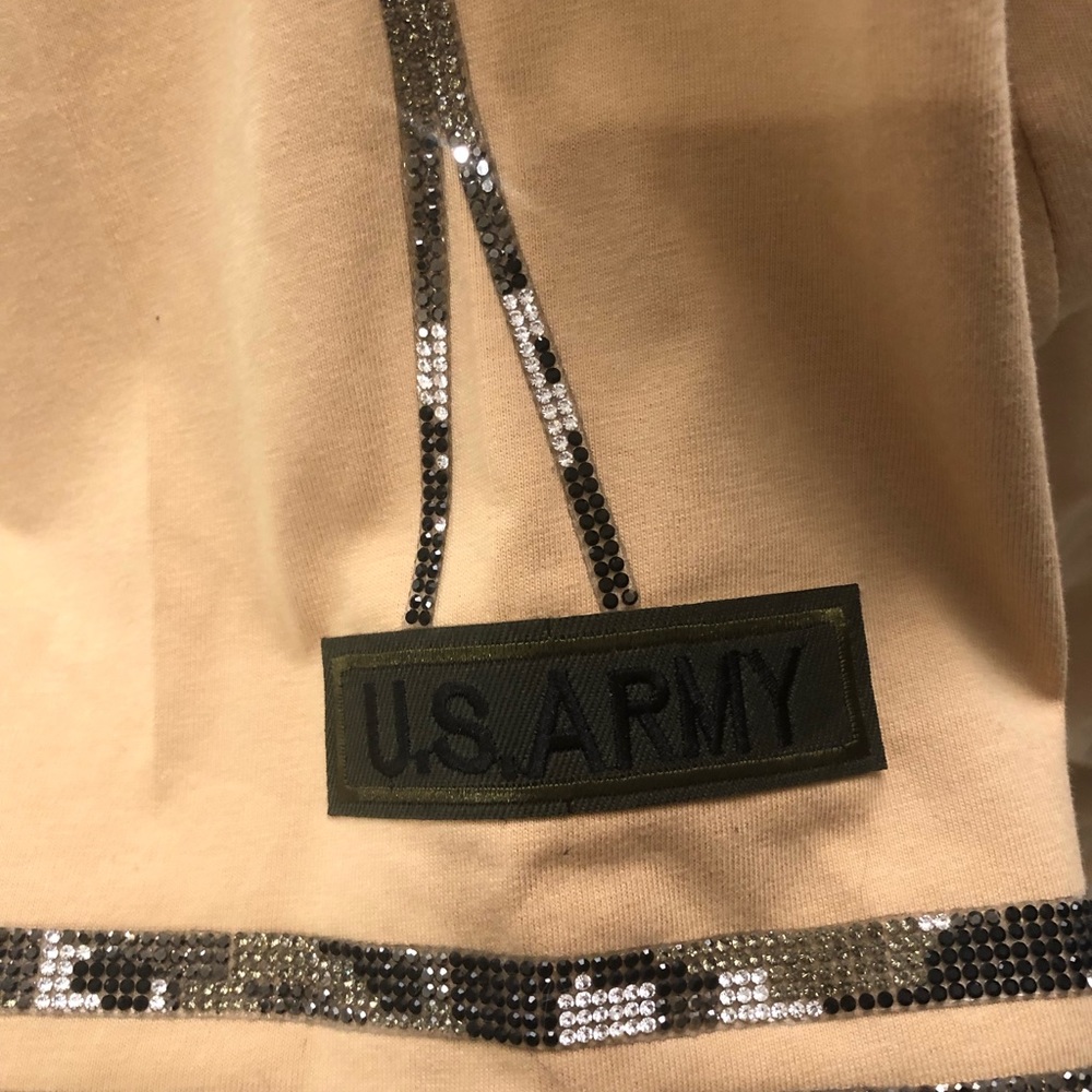 military t-shirt reads especially for you with your name and surname